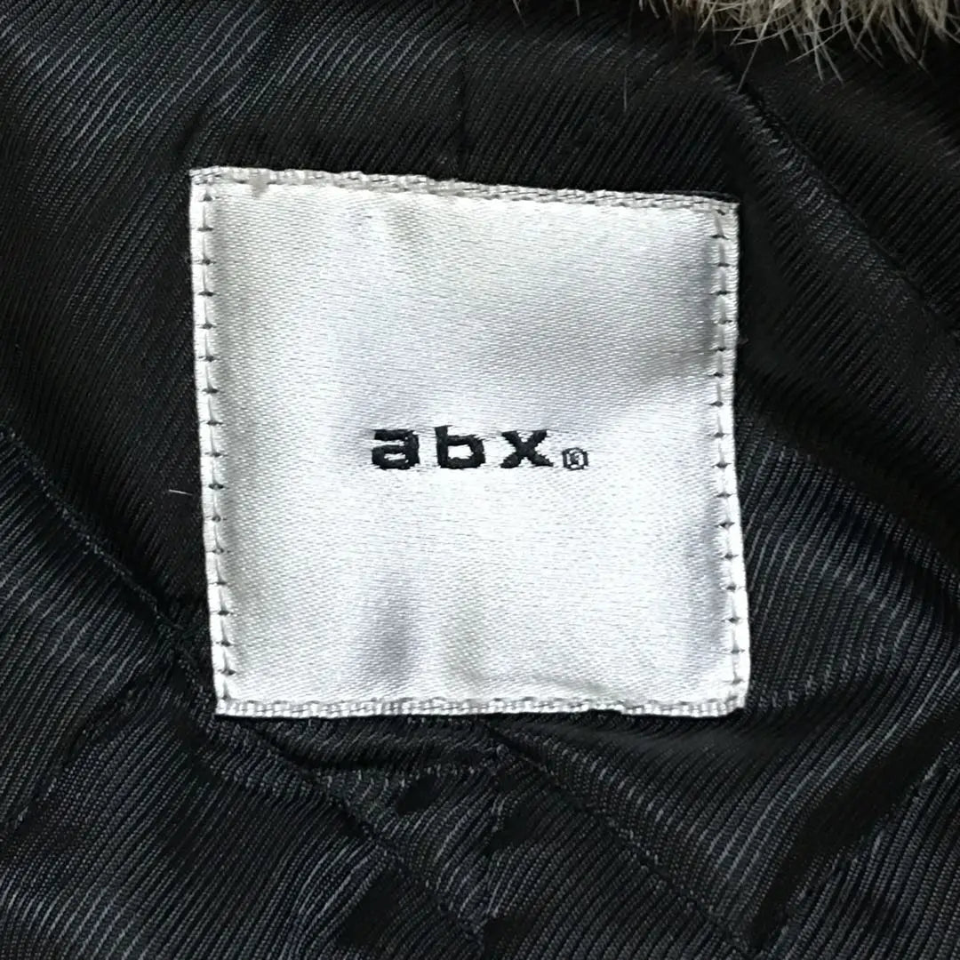 [Productos hermosos / pieles] Chaqueta de lana ABX Negra F1175 | 【美品・ファー付き】abx ウールジャケット ブラック F1175