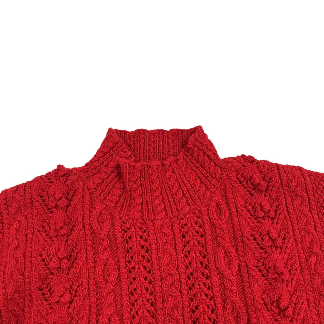 Ingeborg Pom Pom Cable Knitted Sweater