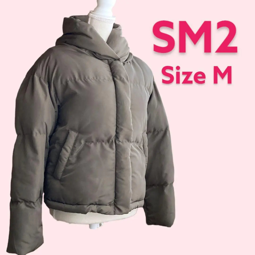 [usado] Chaqueta acolchada con capucha azul SM2 oliva M