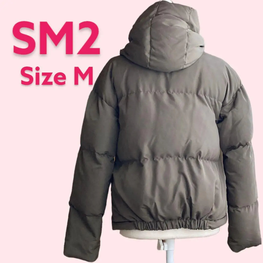 [usado] Chaqueta acolchada con capucha azul SM2 oliva M