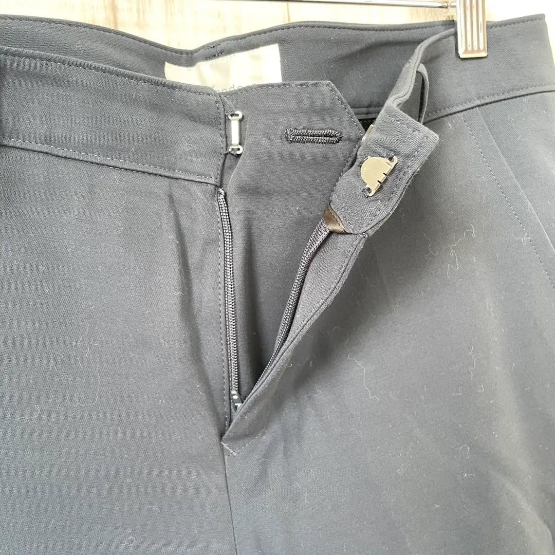 [wb modera] Pantalones/pantalones rectos azul marino de fabricación japonesa (40) | 【wb modera】ネイビー 日本製 ストレートパンツ/スラックス〈40〉