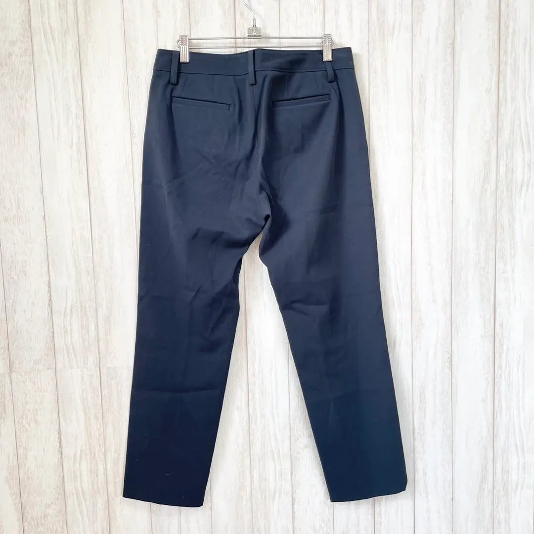 [wb modera] Pantalones/pantalones rectos azul marino de fabricación japonesa (40) | 【wb modera】ネイビー 日本製 ストレートパンツ/スラックス〈40〉