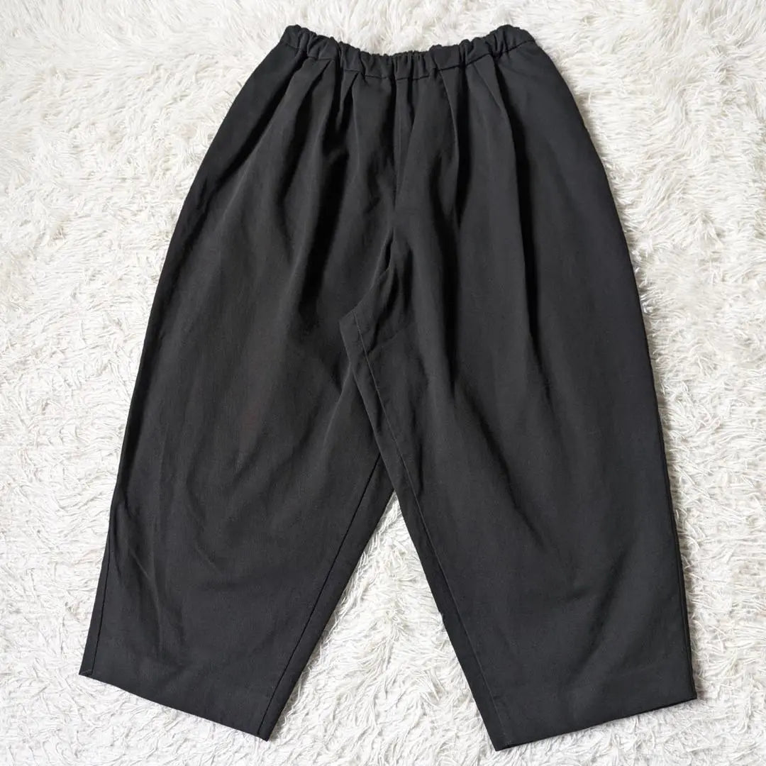 SP (Esupée) Chino Cross Tuck Wide Pants Black Size 1