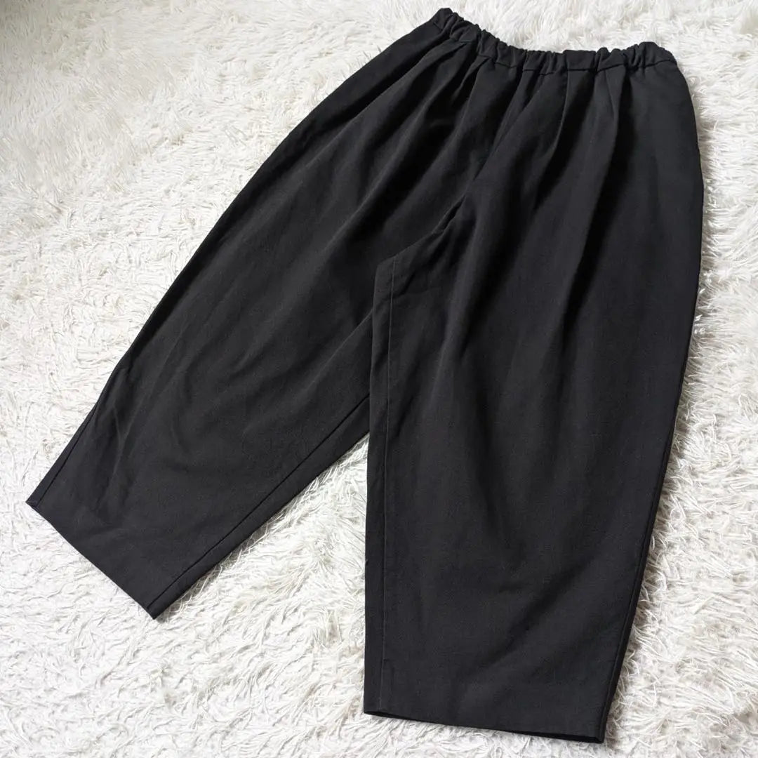 SP (Esupée) Chino Cross Tuck Wide Pants Black Size 1