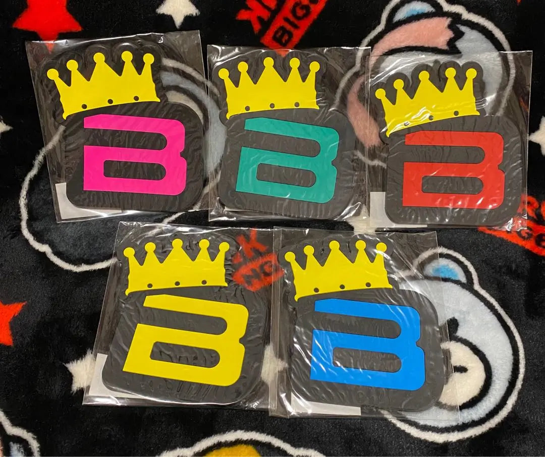 ♦️5⚛️Juego de 5 posavasos de goma BIGBANG