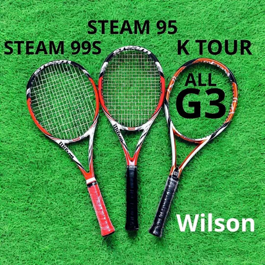 Wilson STEAM 95 STEAM 99S 【K】TOUR 3本 G3