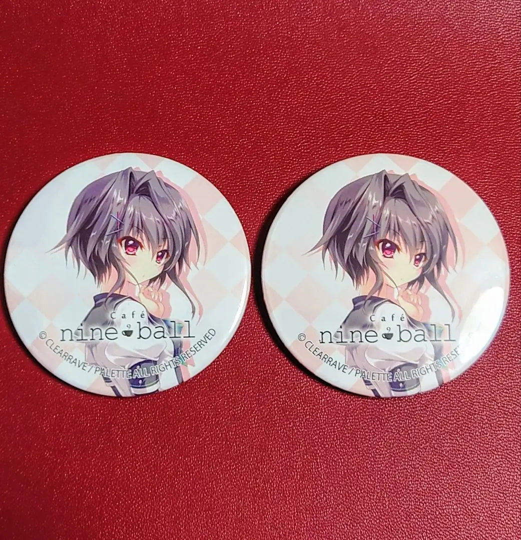 9-nine- Cafe nine ball Yuki Kia can badges 2 palette