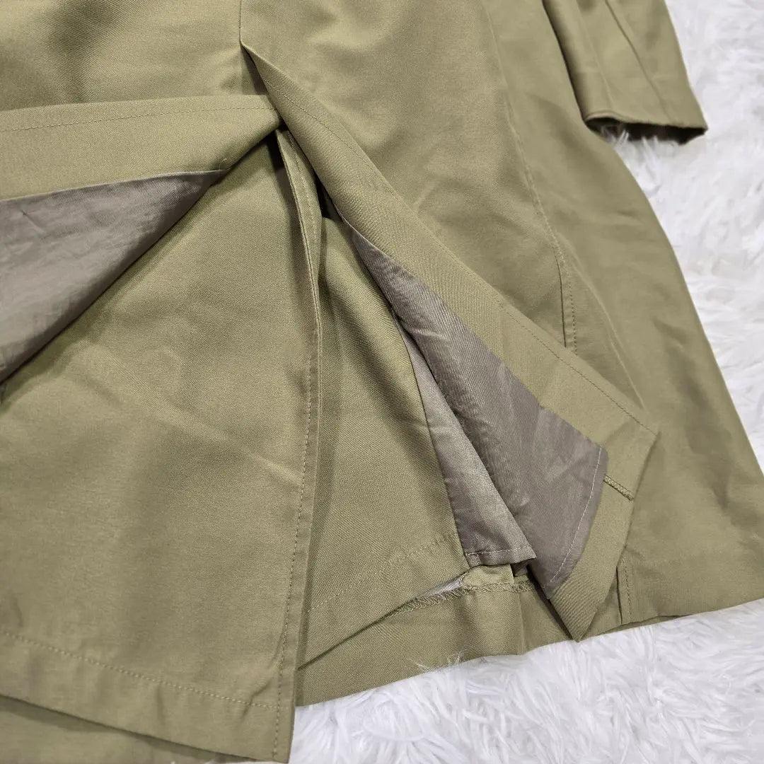 A2922 [Innowave] Trench coat M Khaki Belt Ladies