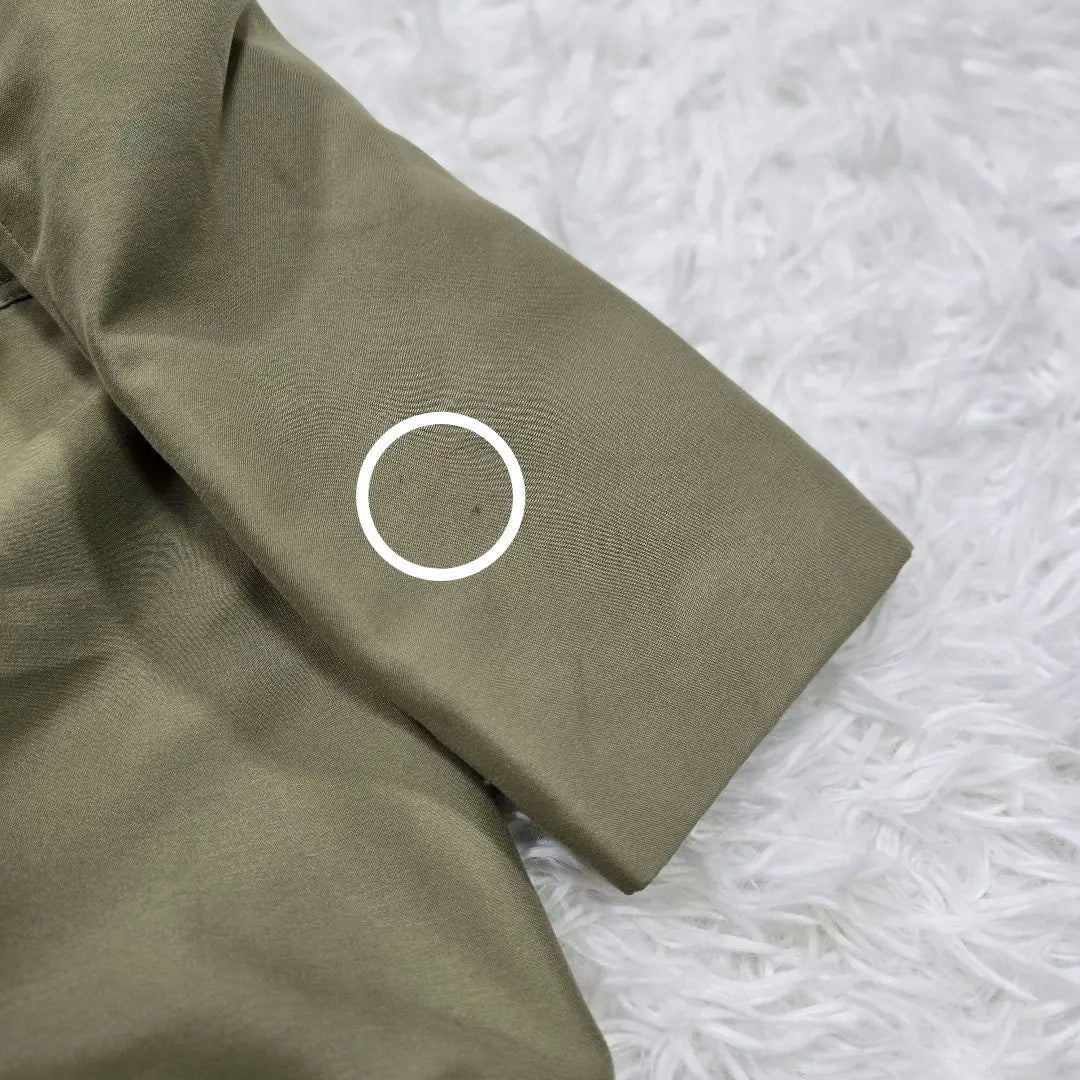 A2922 [Innowave] Trench coat M Khaki Belt Ladies