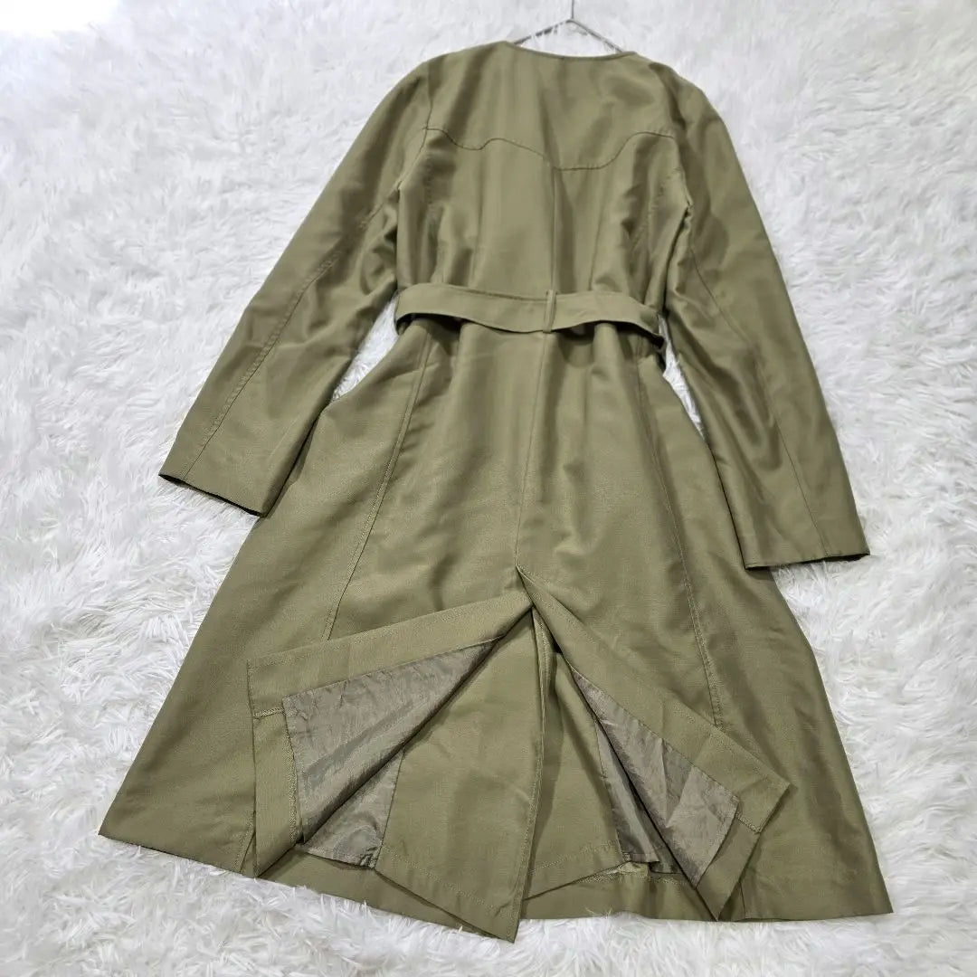 A2922 [Innowave] Trench coat M Khaki Belt Ladies