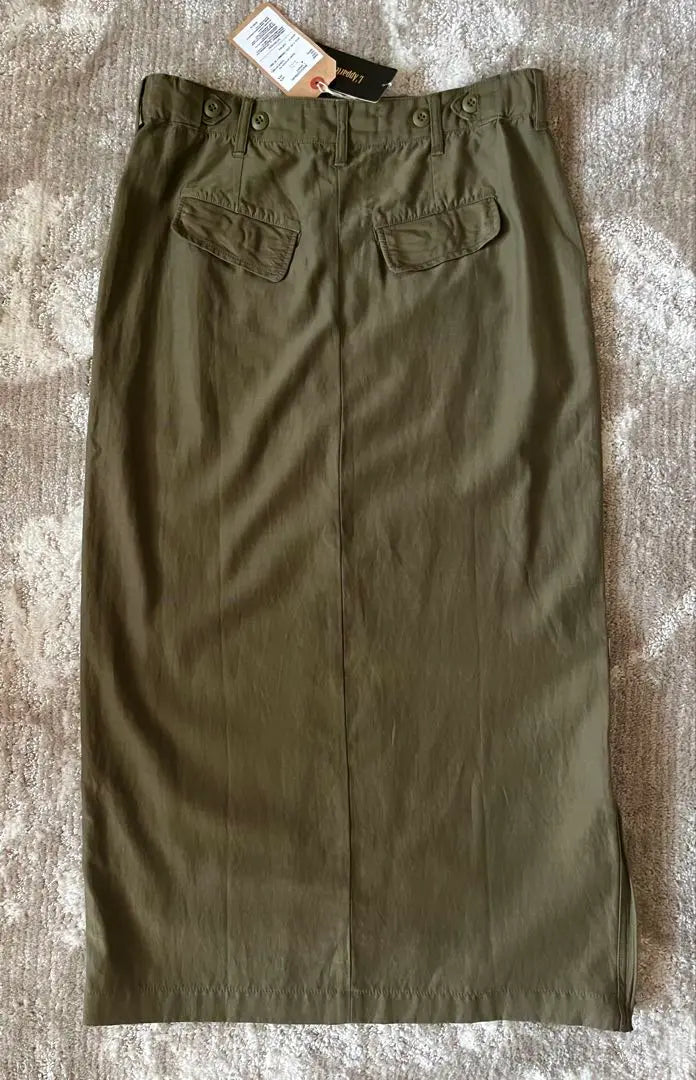 Rare item☆Unused Remi Relief Military Maxi Skirt 38 Khaki