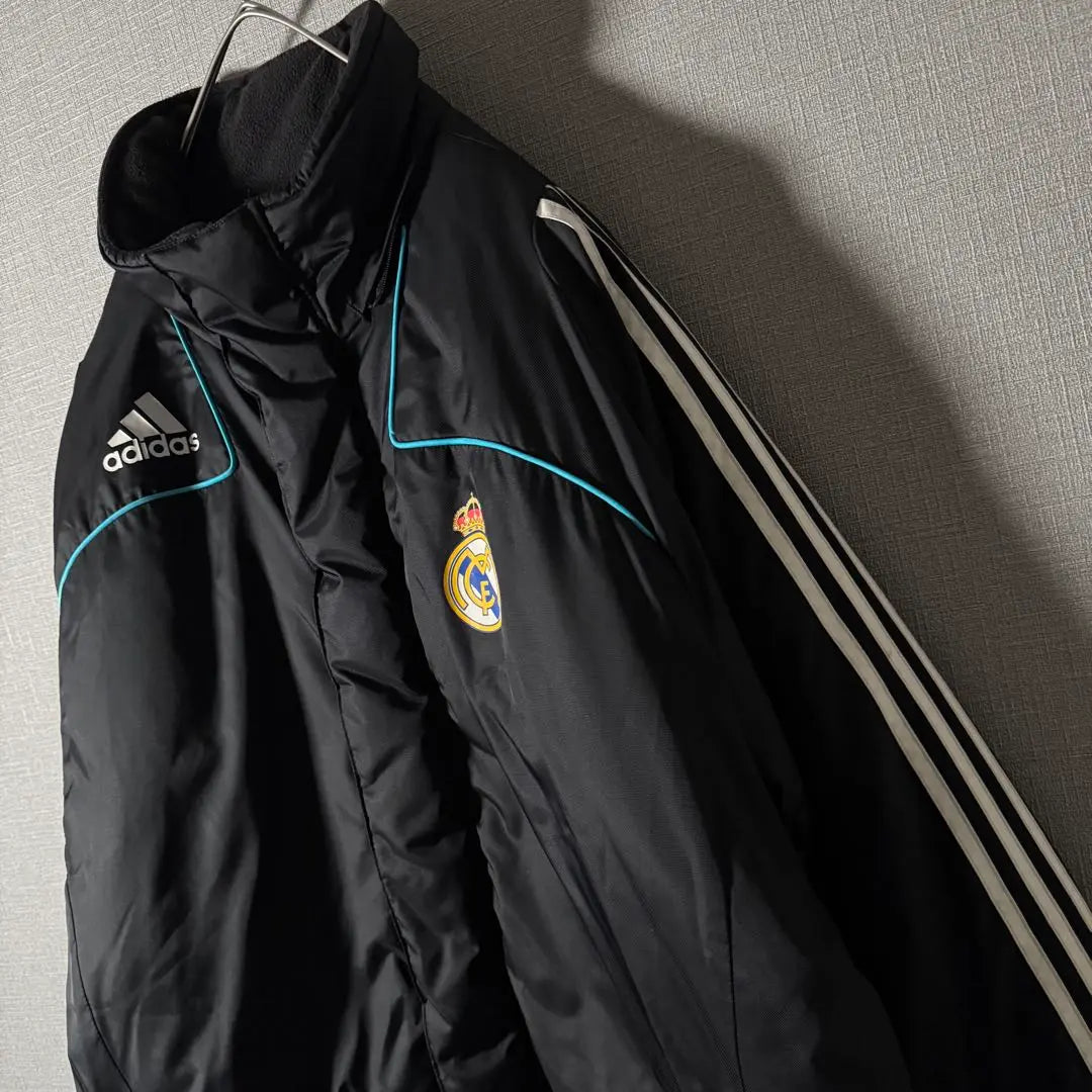 Adidas Long Bench Coat Padded Real Madrid Black XL Popular