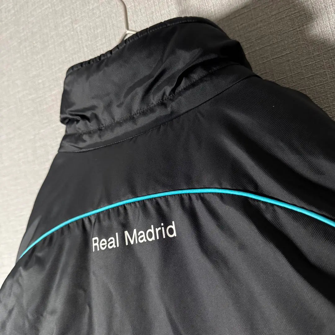 Abrigo largo acolchado Adidas Real Madrid negro XL Popular