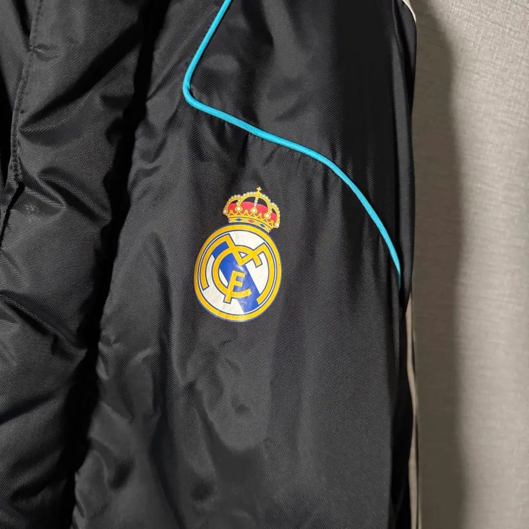 Adidas Long Bench Coat Padded Real Madrid Black XL Popular