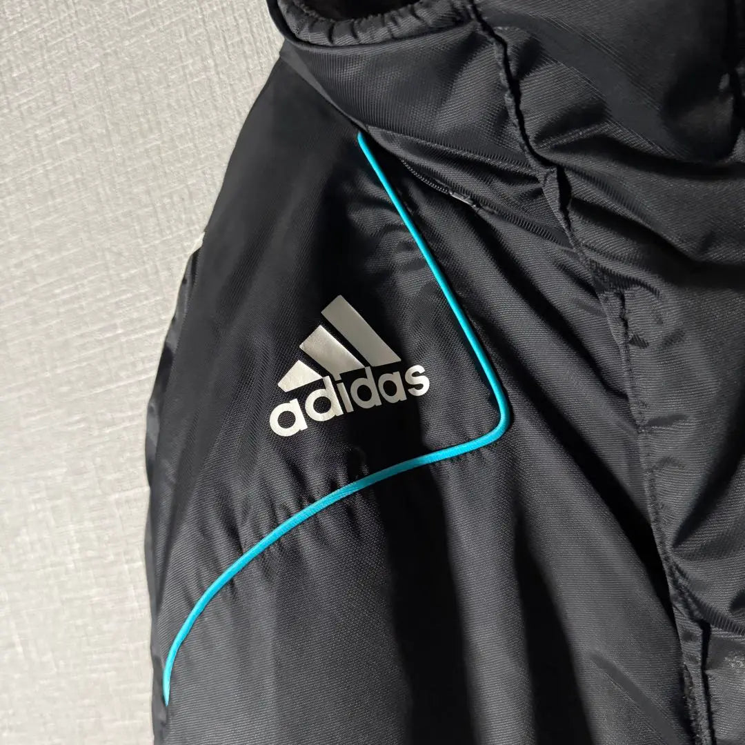 Adidas Long Bench Coat Padded Real Madrid Black XL Popular