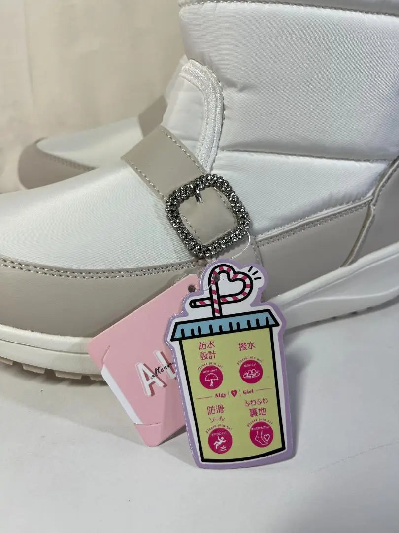 ★NEW★【New★With box】★ALGY★"Waterproof snow boots★Thick sole & fleece lining" 24cm