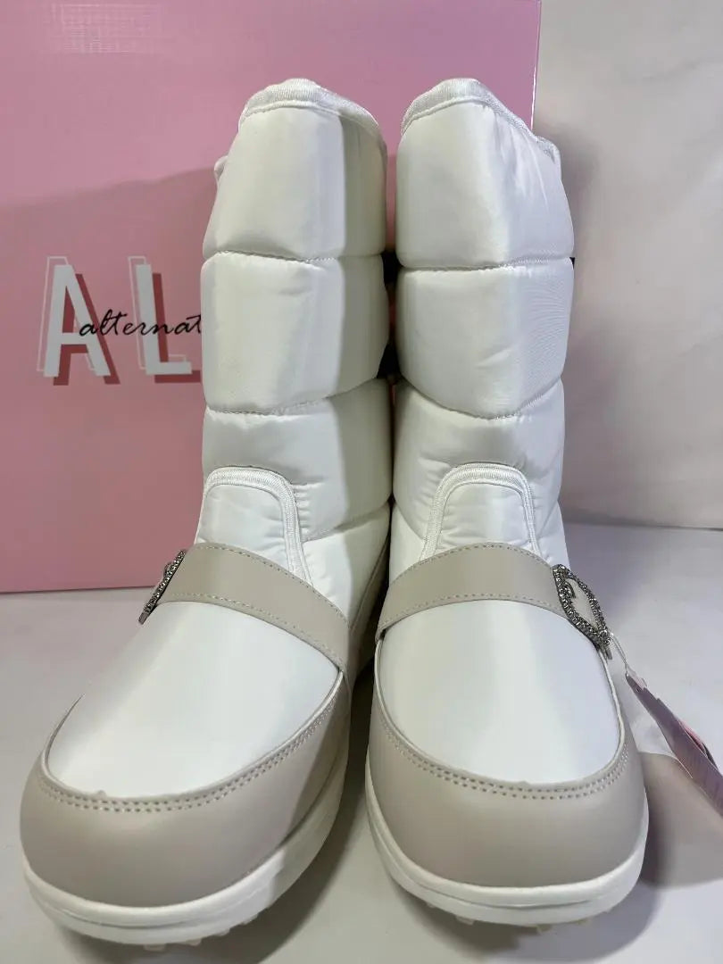 ★NEW★【New★With box】★ALGY★"Waterproof snow boots★Thick sole & fleece lining" 24cm