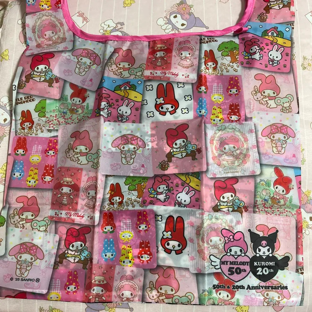 meiji My Melody 50th Anniversary & Kuromi 20th Anniversary Eco Bag AEON Limited