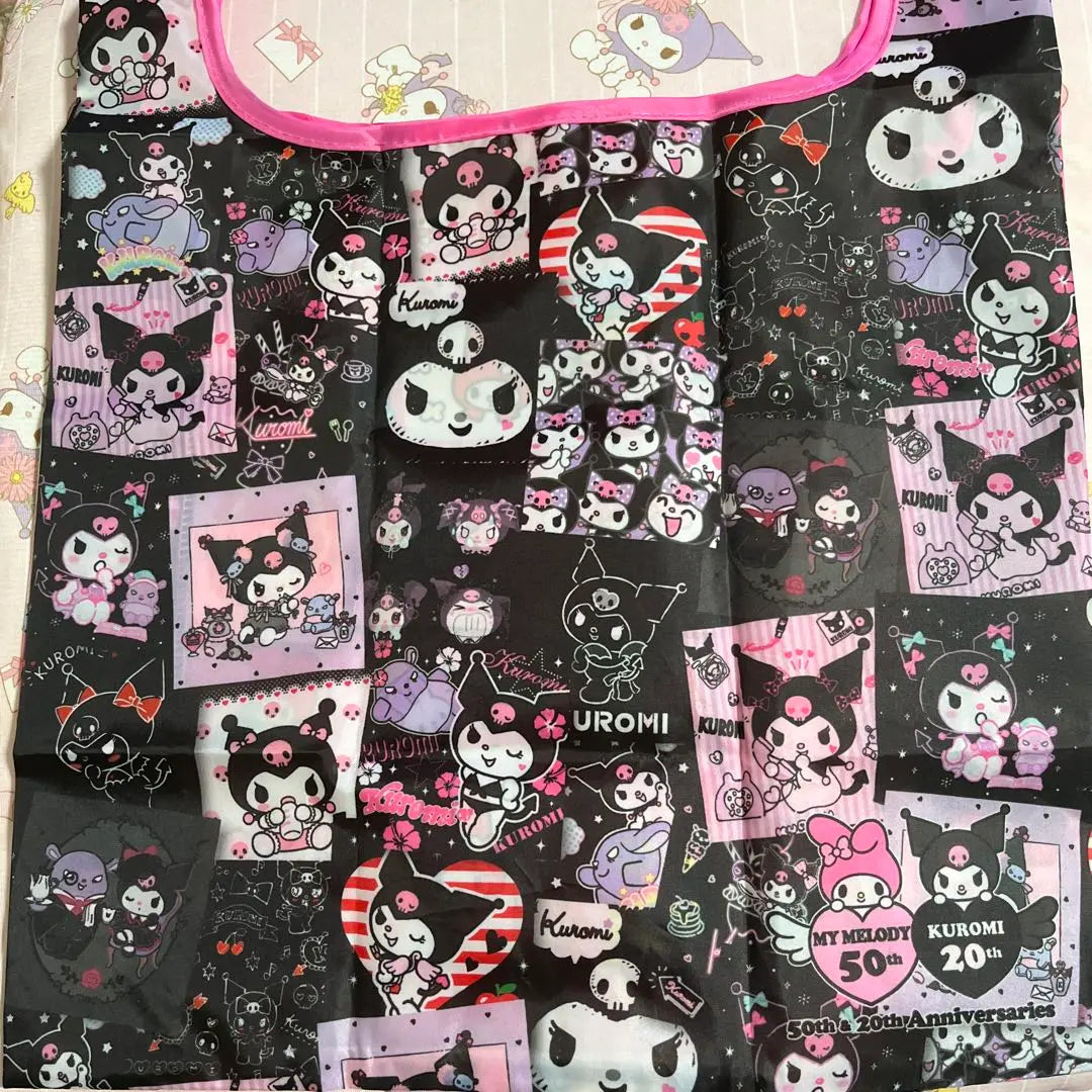 meiji My Melody 50th Anniversary & Kuromi 20th Anniversary Eco Bag AEON Limited