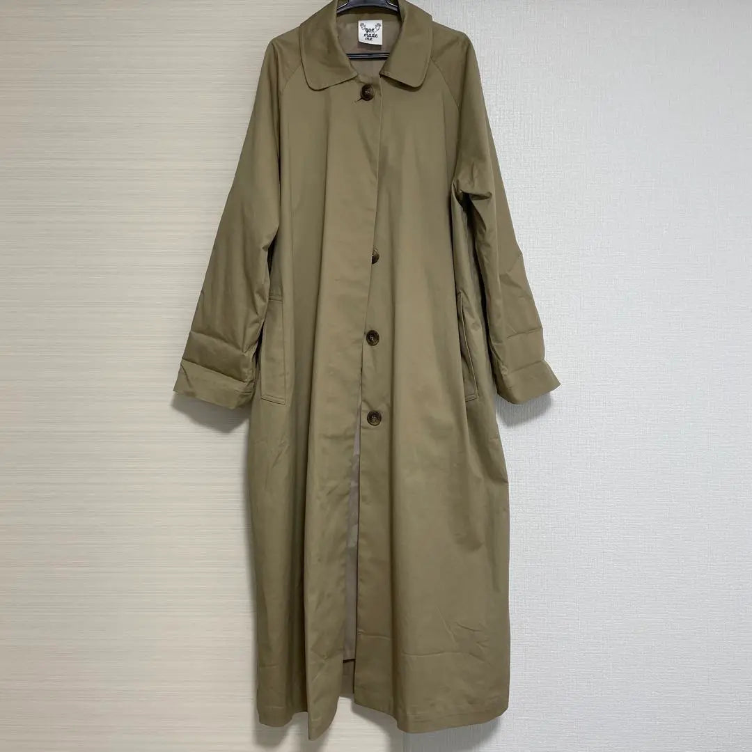 Khaki trench coat