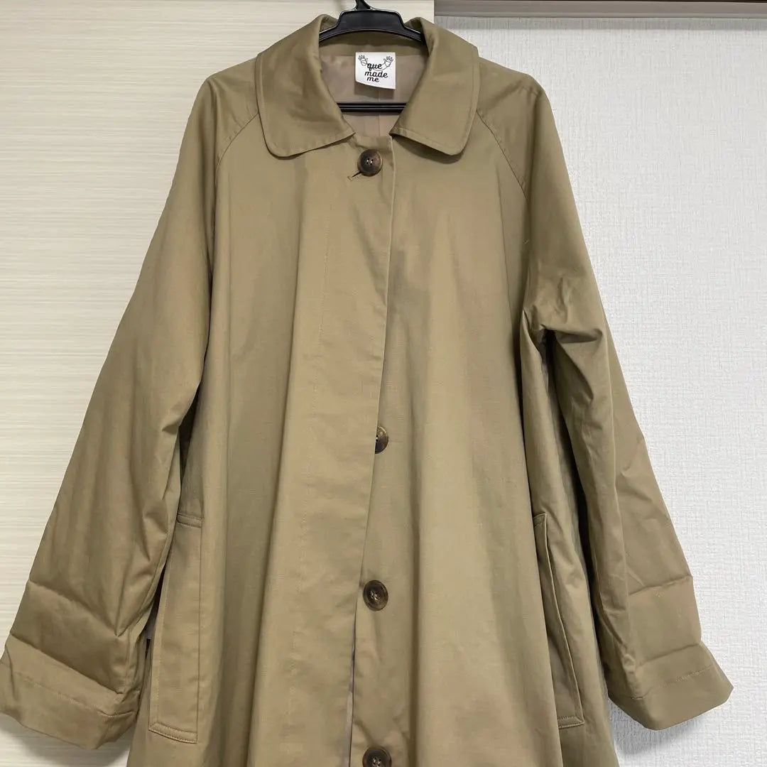 Khaki trench coat