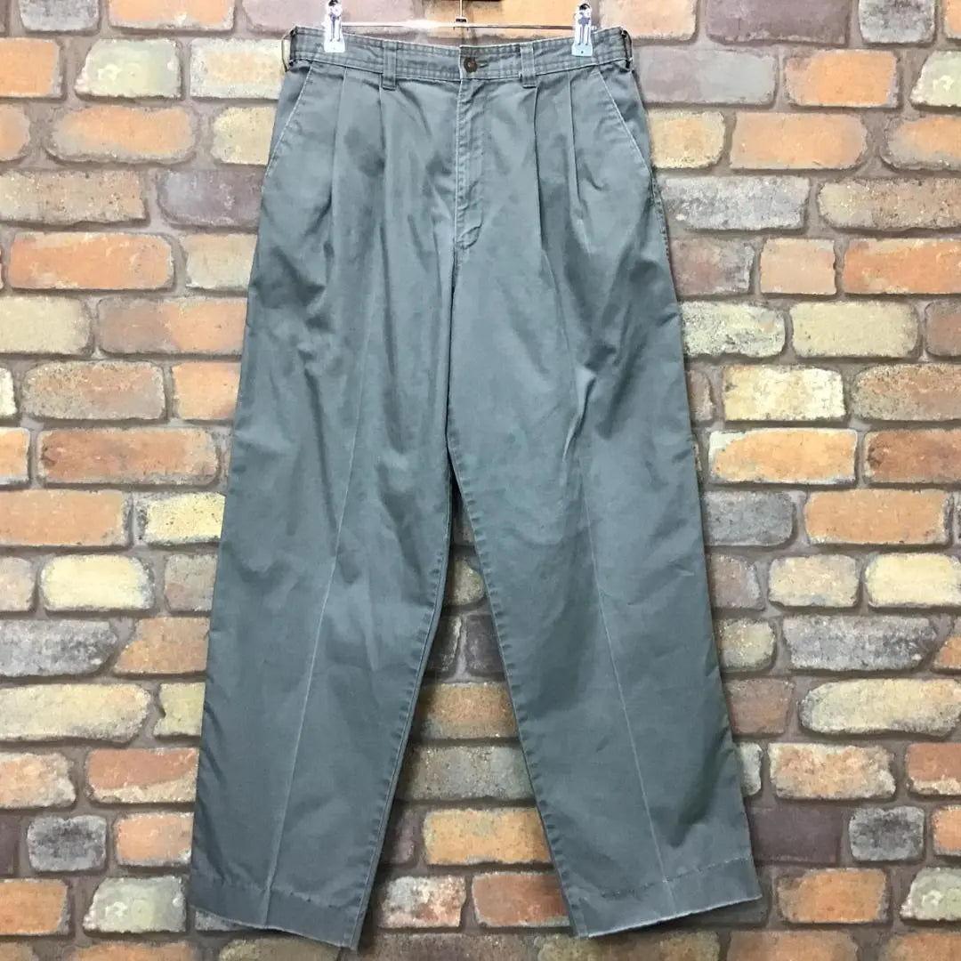 ★Pantalones chinos vintage con cremallera Taron CP1-397 de Anchor Bay, Estados Unidos, años 90★