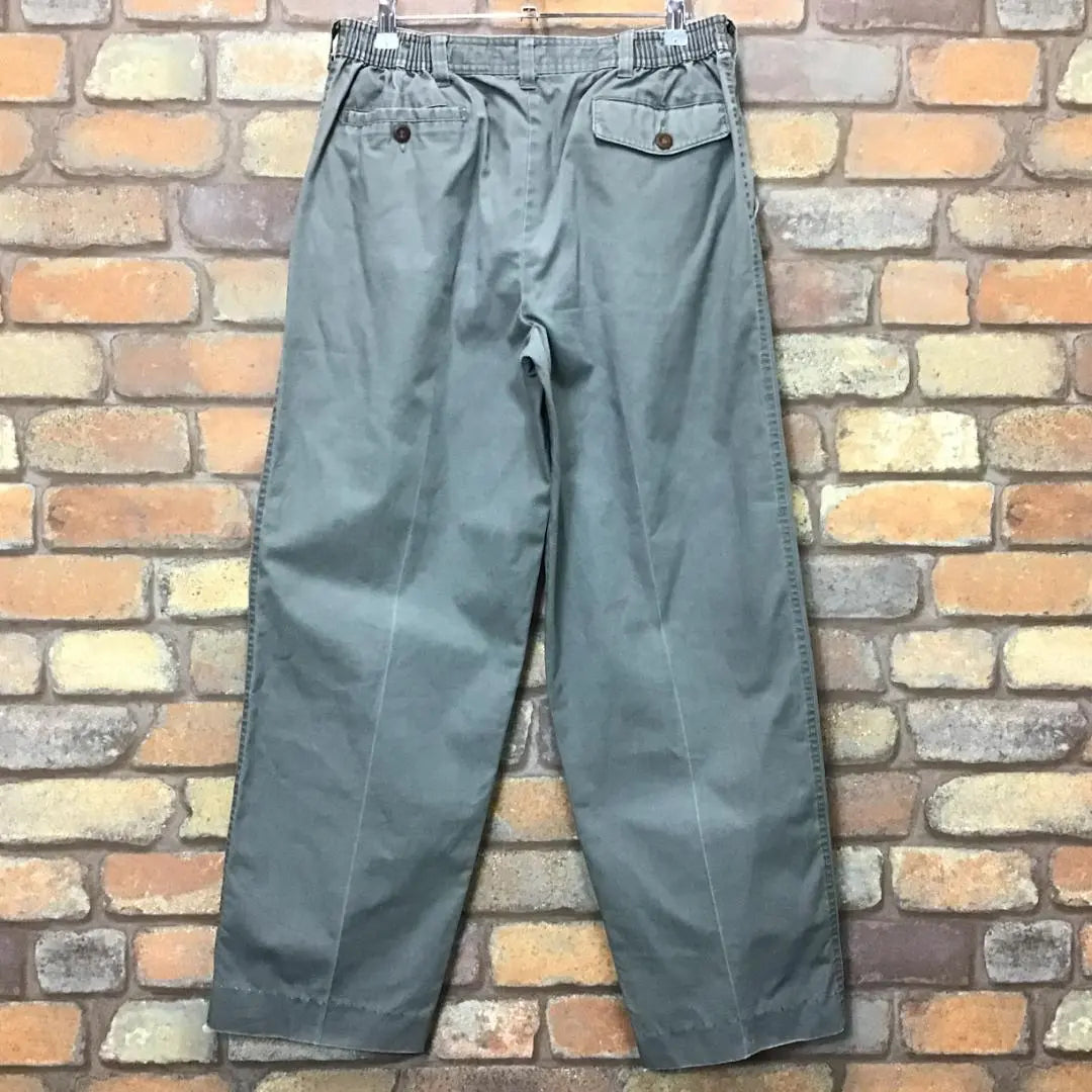 ★Pantalones chinos vintage con cremallera Taron CP1-397 de Anchor Bay, Estados Unidos, años 90★