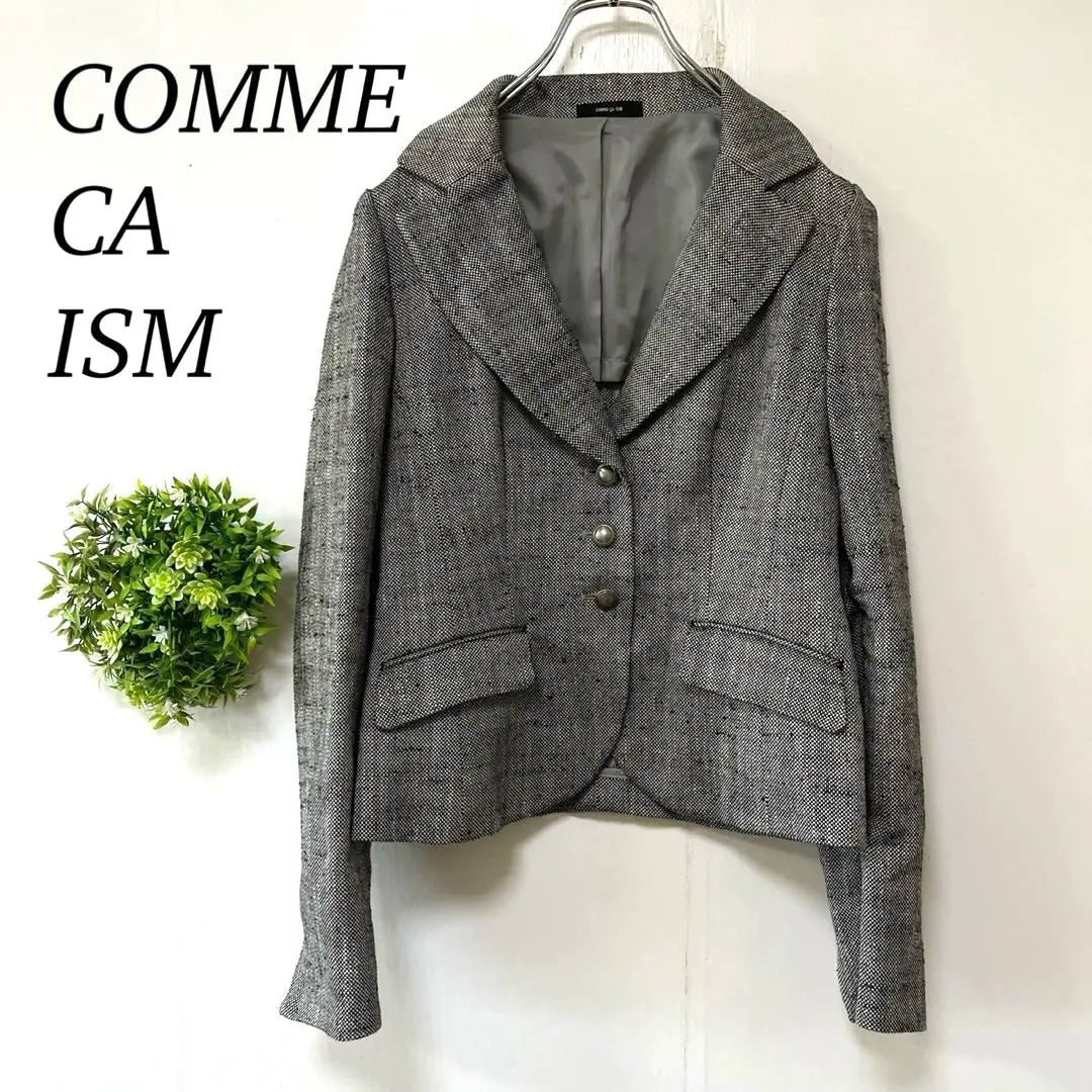 Com Sham [L] Tailored jacket single 3 button silk blend | コムサイズム【Ｌ】テーラードジャケット　シングル3つボタン　シルク混