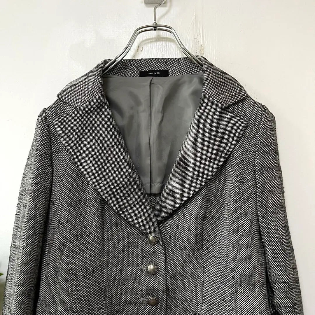 Com Sham [L] Tailored jacket single 3 button silk blend | コムサイズム【Ｌ】テーラードジャケット　シングル3つボタン　シルク混