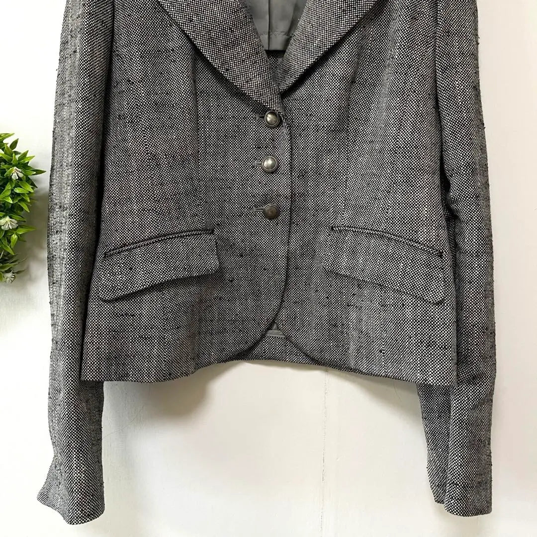 Com Sham [L] Tailored jacket single 3 button silk blend | コムサイズム【Ｌ】テーラードジャケット　シングル3つボタン　シルク混