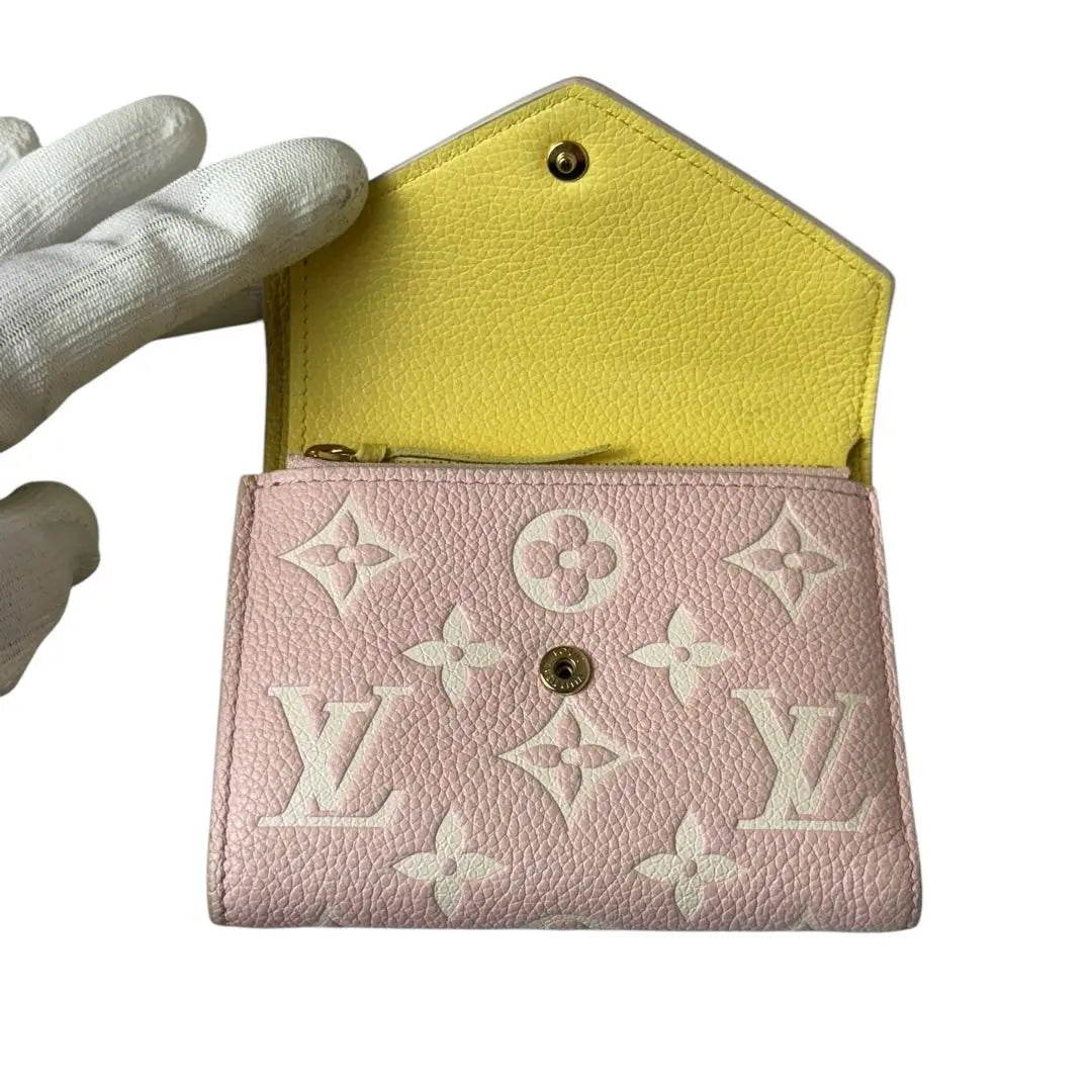 (Buen estado, rara) Cartera plegable Louis Vuitton Emprete Victorine