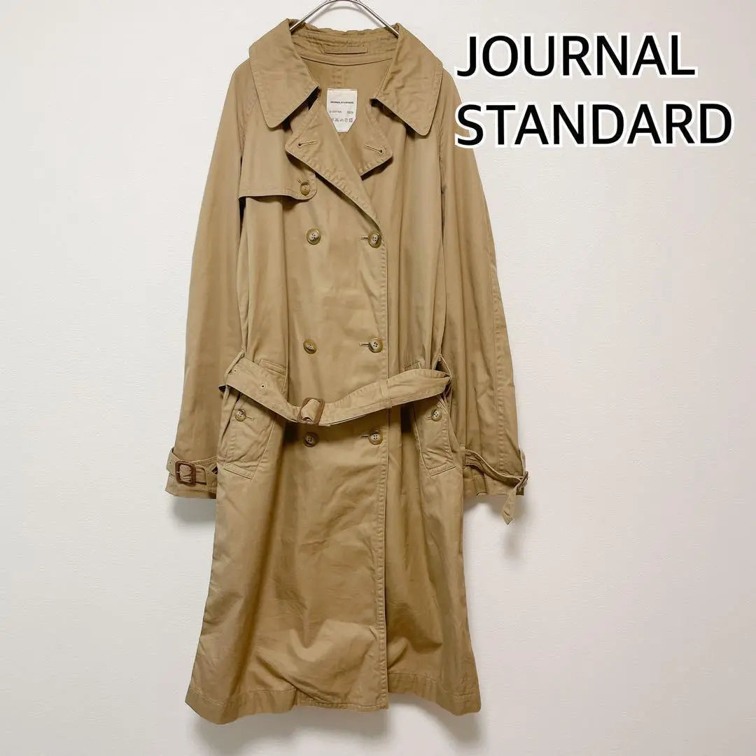 Gabardina JOURNAL STANDARD beige | ESTÁNDAR DEL DIARIO トレンチコート ベージュ