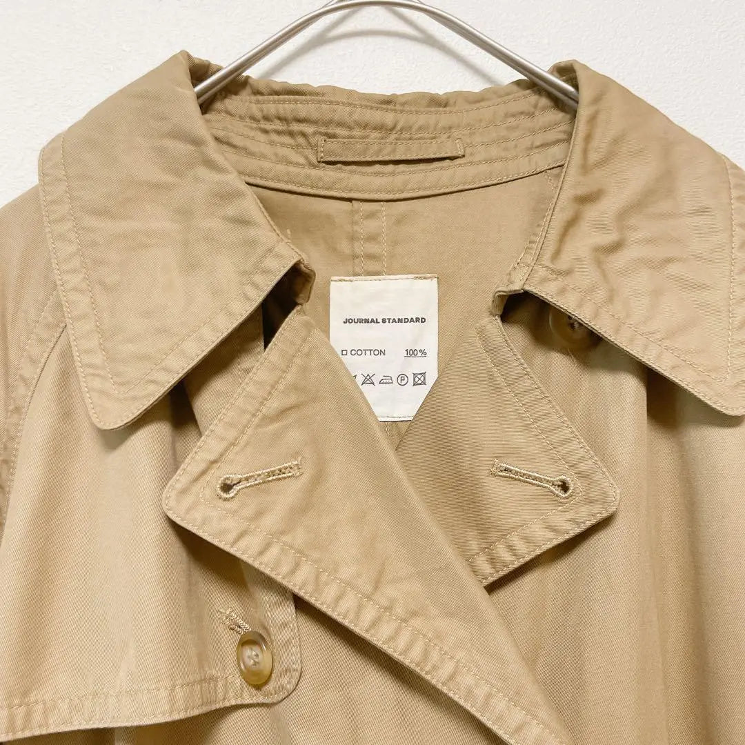 Gabardina JOURNAL STANDARD beige | ESTÁNDAR DEL DIARIO トレンチコート ベージュ