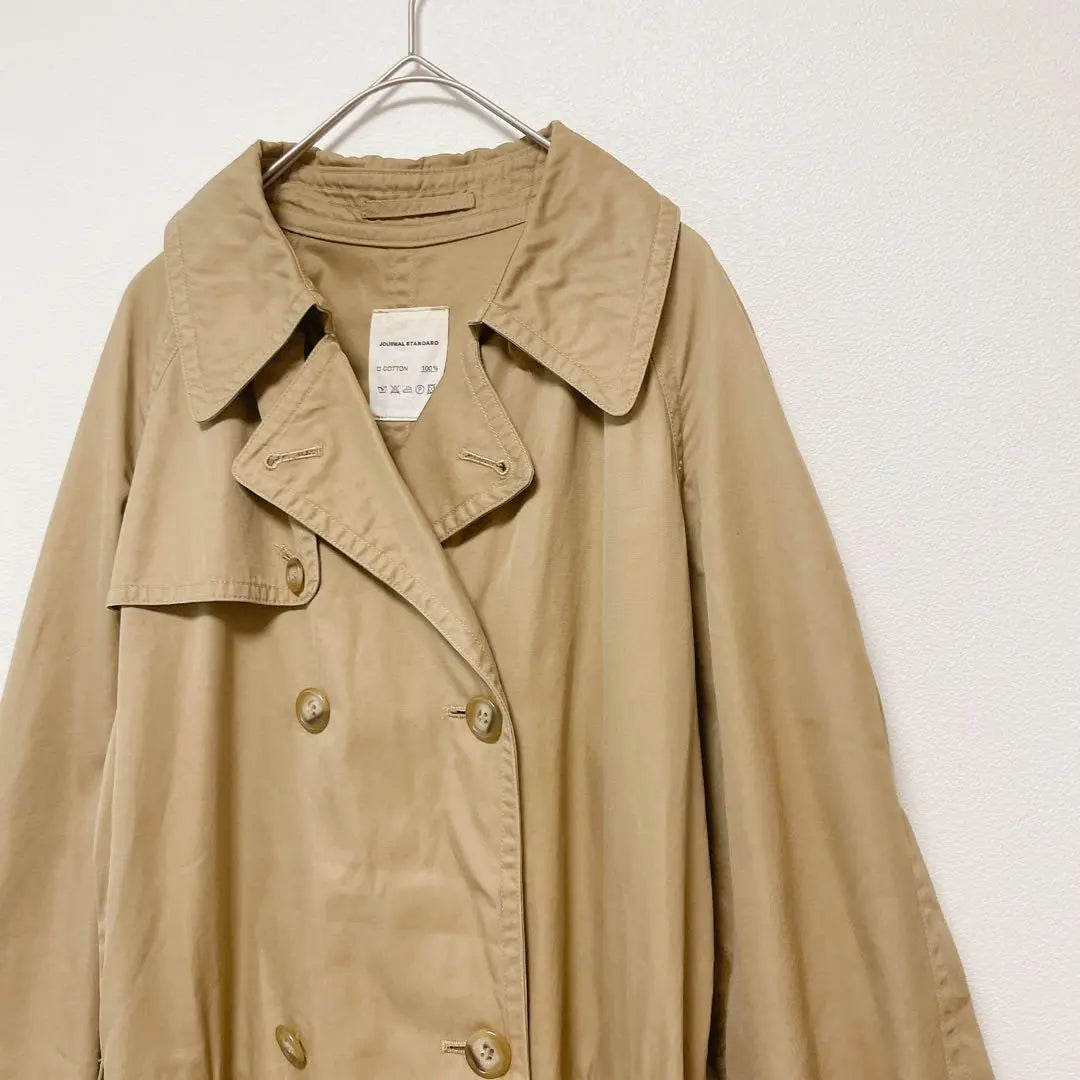 Gabardina JOURNAL STANDARD beige | ESTÁNDAR DEL DIARIO トレンチコート ベージュ