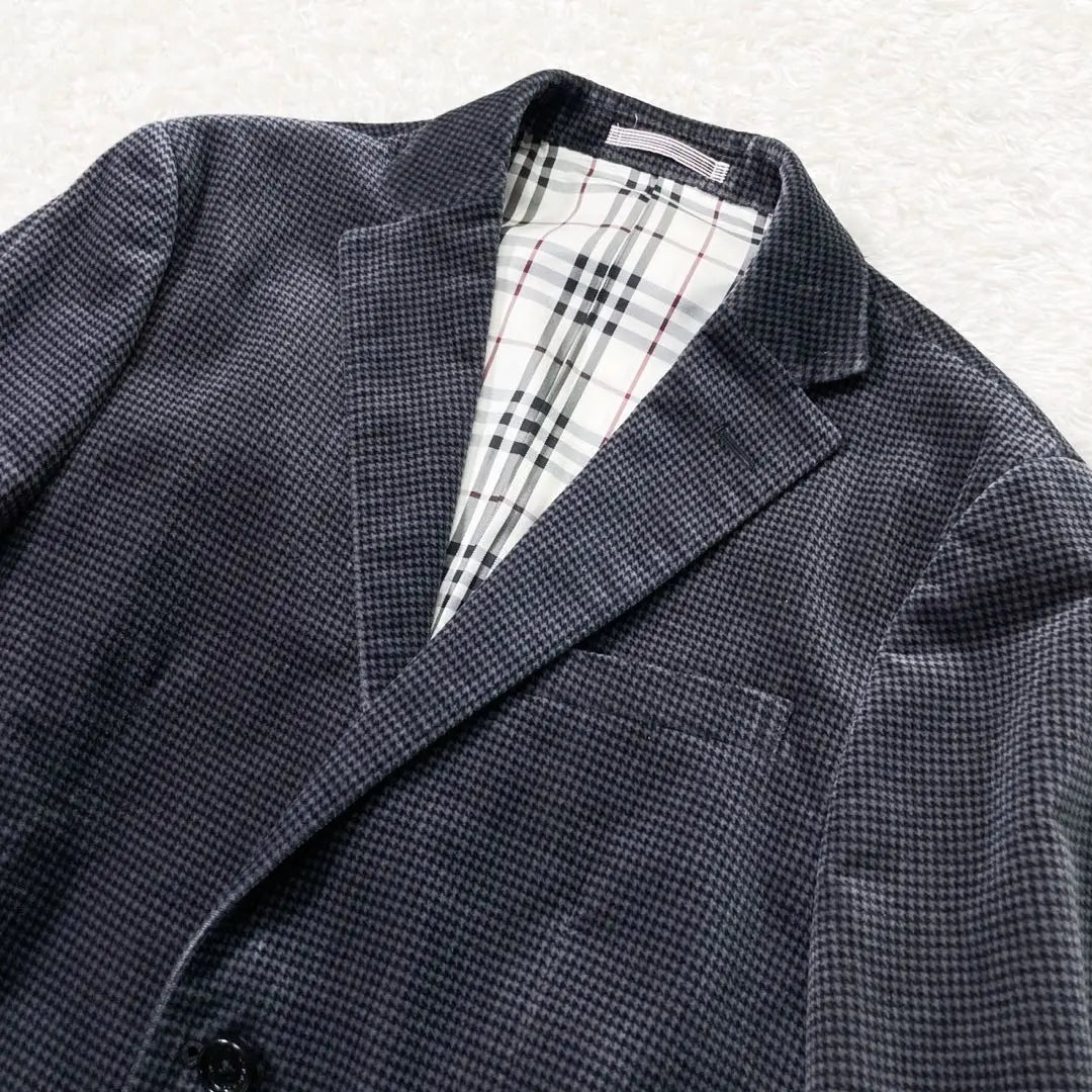 ✨Good condition✨BURBERRY BLACK LABEL Tailored Jacket Houndstooth Pattern