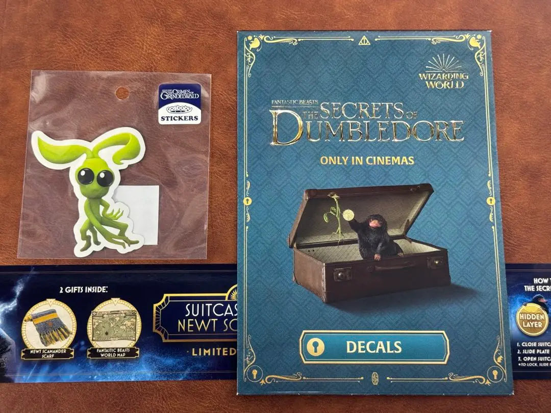 [Rare] Limited Fantastic Beast Newt Trunk Complete Item with bonus | 【希少】 限定 ファンタスティックビースト ニュート トランク 完品 おまけ付き