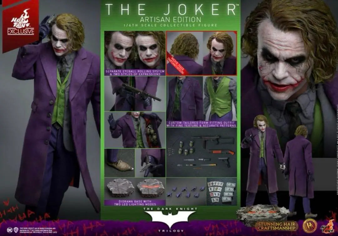 [Reducción de precio final] Hot Toys DX Joker Artisan Hair Transplant Edition