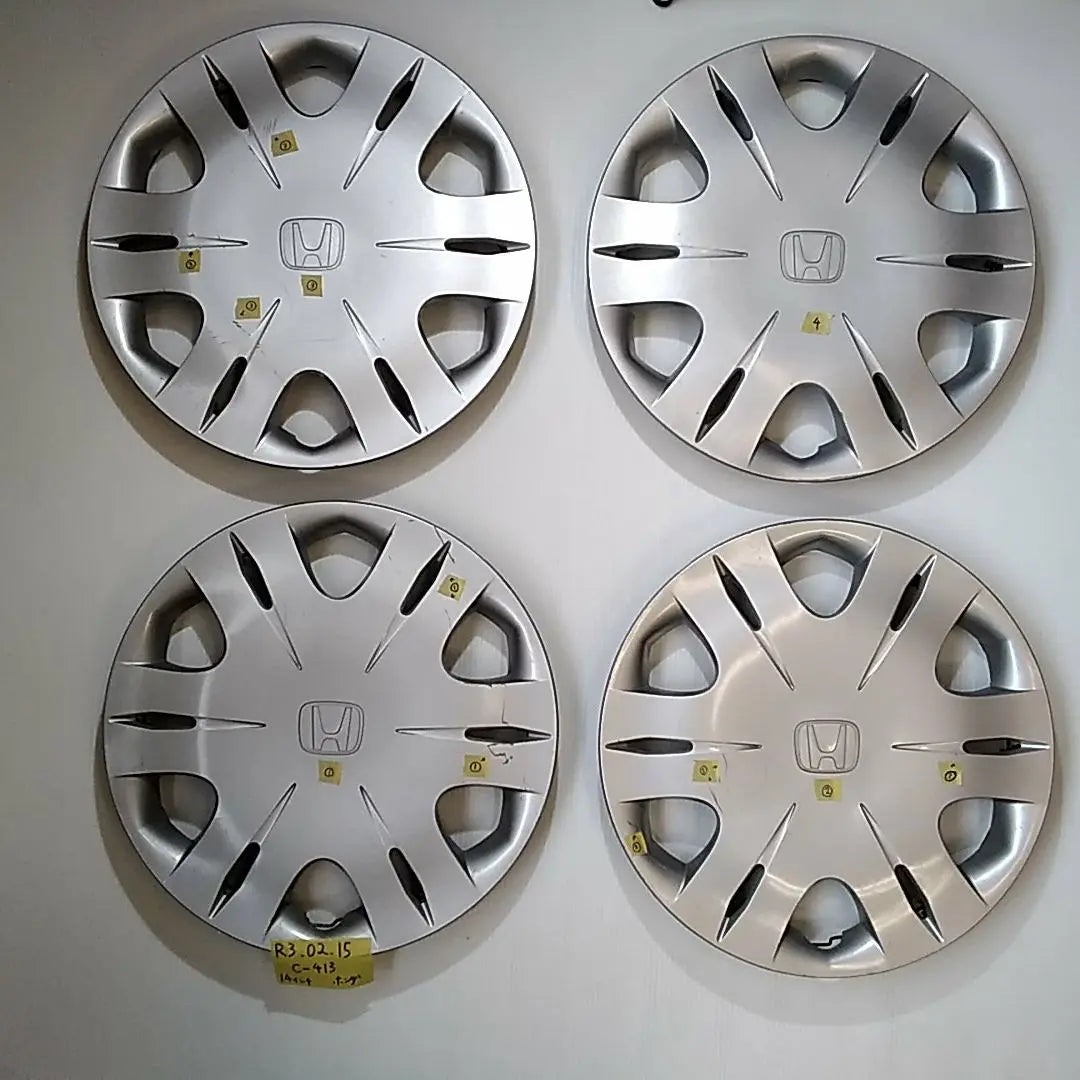 4 tapacubos originales Honda de 14 pulgadas, R30215, C413