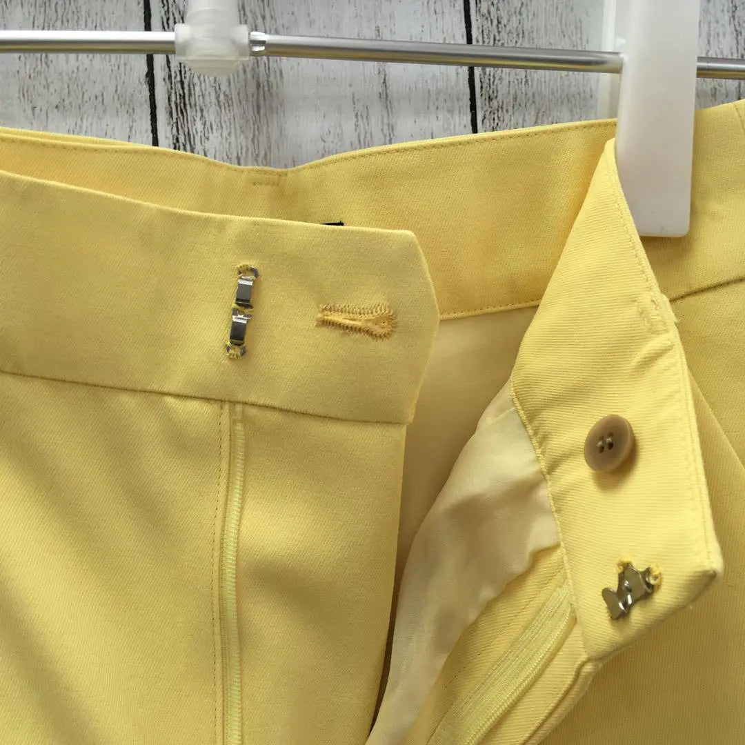 [N.O. R.C] Casual pants, 1 size, yellow, side pockets