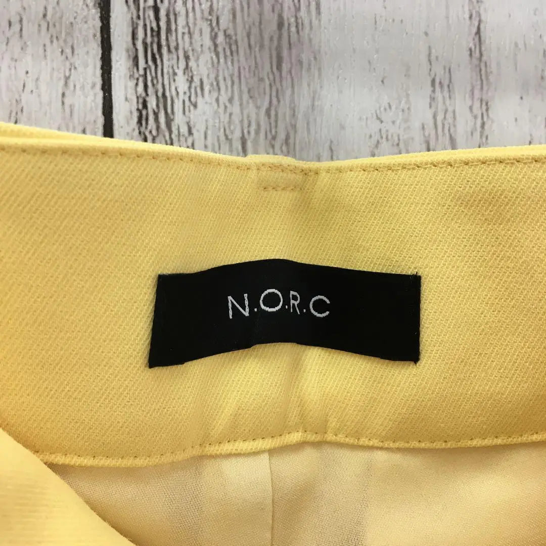 [N.O. R.C] Casual pants, 1 size, yellow, side pockets