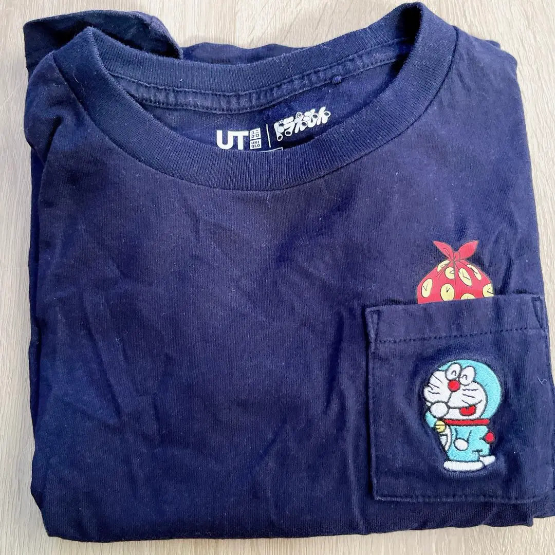 ⭐️Entrega anónima❣️Camiseta manga corta niños 110 niños Doraemon Uniqlo Navi | ⭐️匿名配送❣️ティシャツ半袖 キッズ 110 子供 ドラえもんユニクロ ネイビ