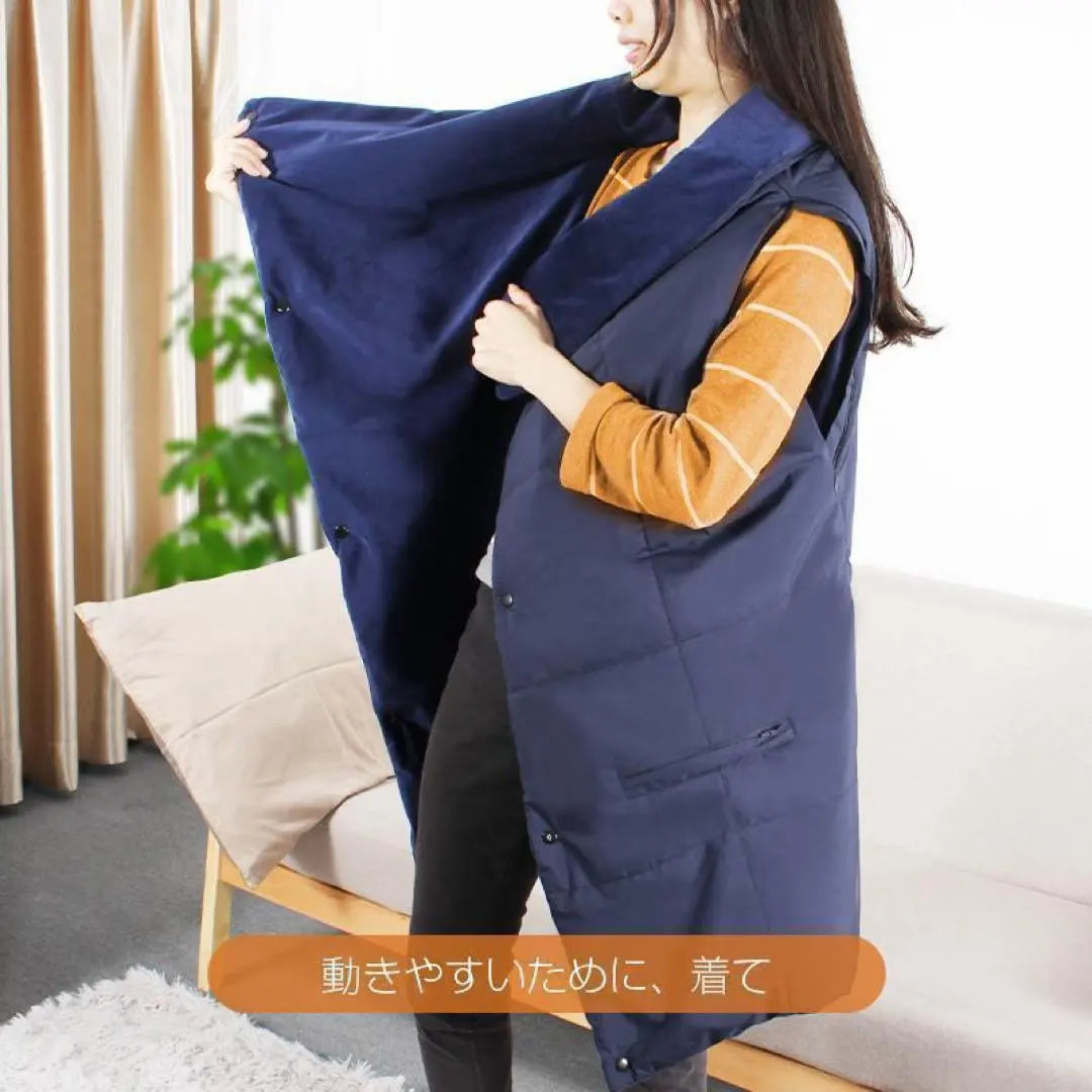 ⭐️Wearable electric blanket, large-range heating heater, double-use electric lap blanket, washable