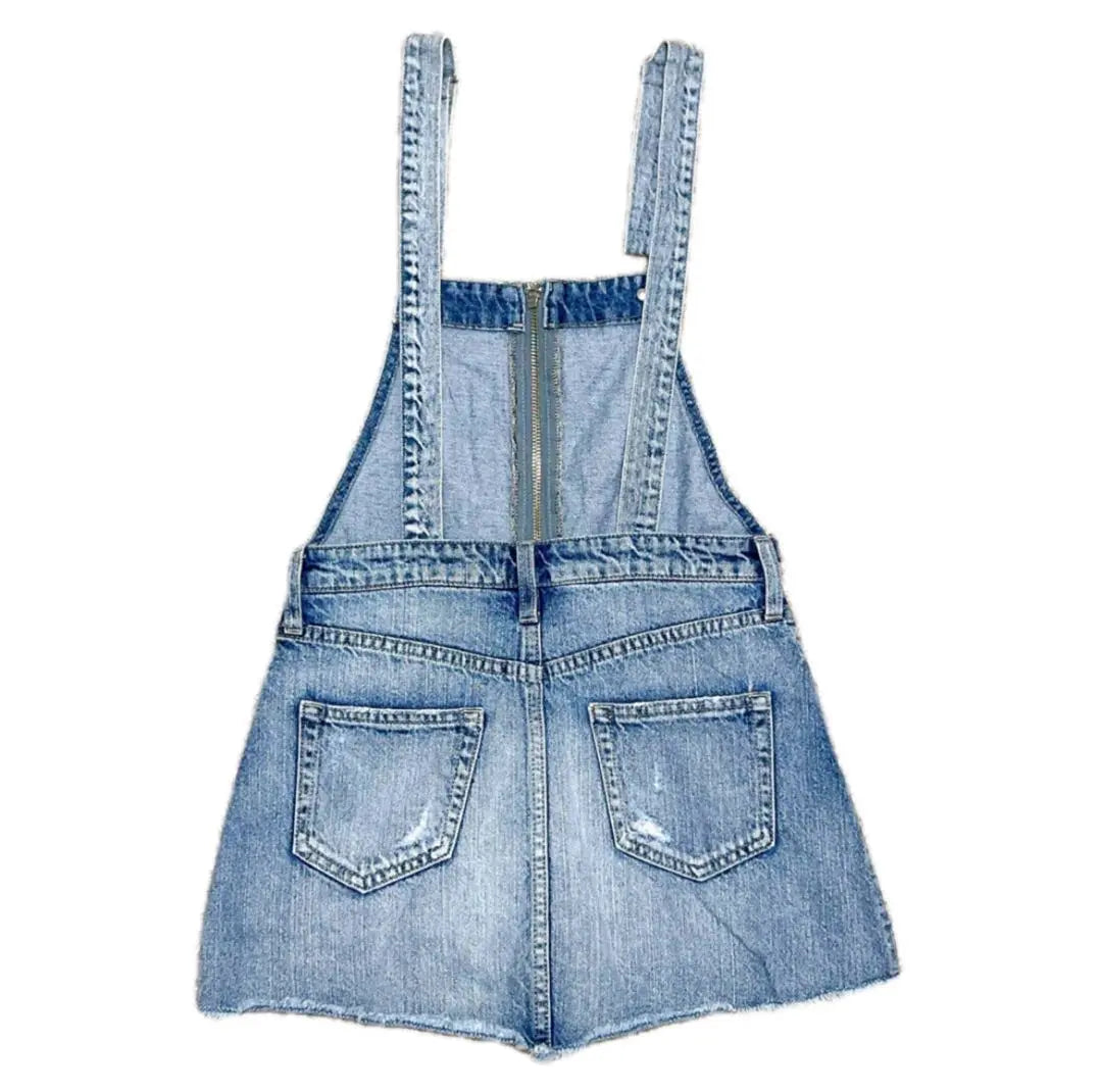 ☆Super beautiful condition ☆Free shipping ☆GYDA Jada denim overalls skirt ☆