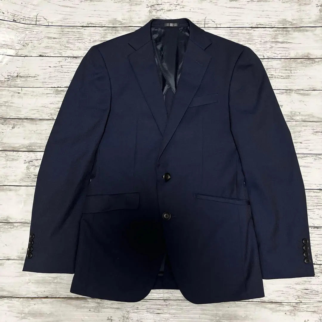 Hermoso estado [Selección de traje] Traje azul marino Chaqueta Y4