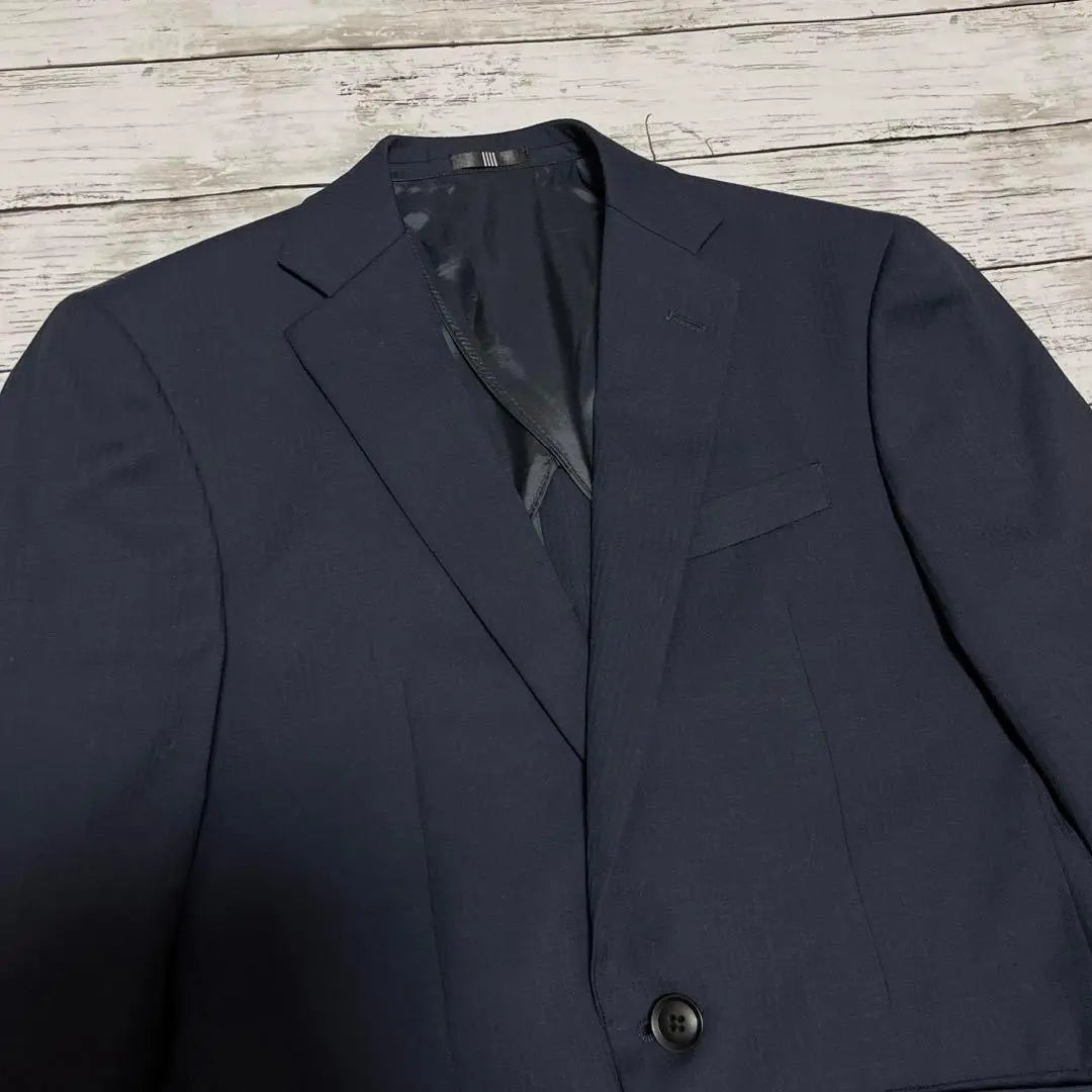 Hermoso estado [Selección de traje] Traje azul marino Chaqueta Y4