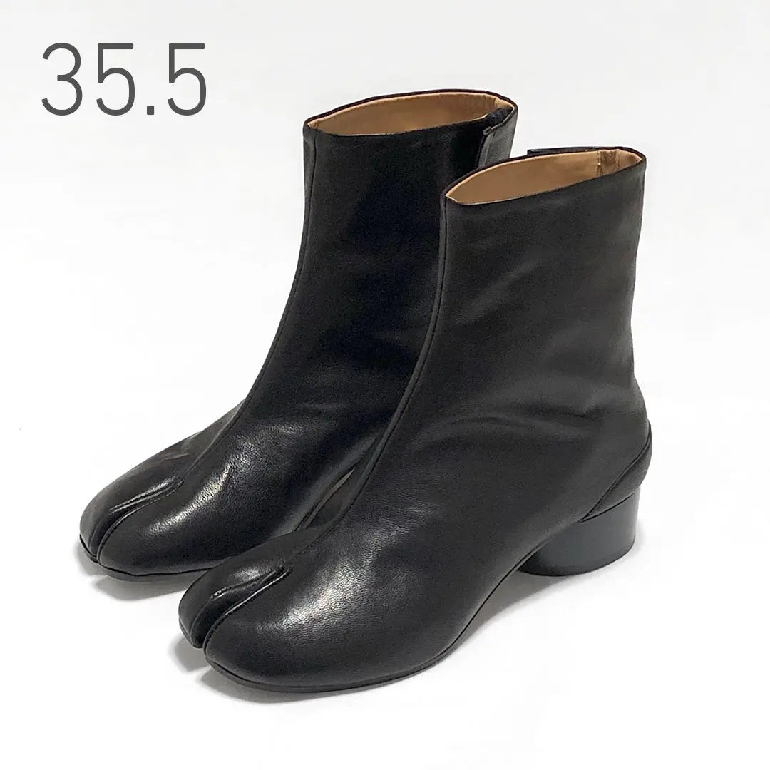 [Nuevas y sin usar] Botas de piel Tabi Tabi de Maison Margiela, tacón de 3 cm, 35,5