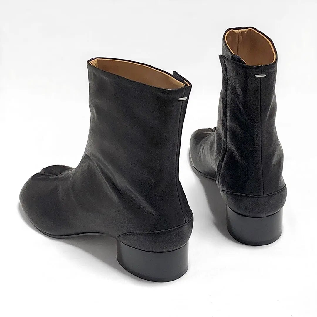 [Nuevas y sin usar] Botas de piel Tabi Tabi de Maison Margiela, tacón de 3 cm, 35,5