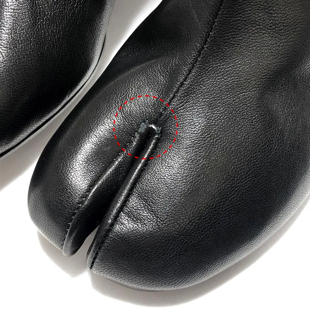 [New and unused] Maison Margiela Tabi Tabi leather boots 3cm heel 35.5