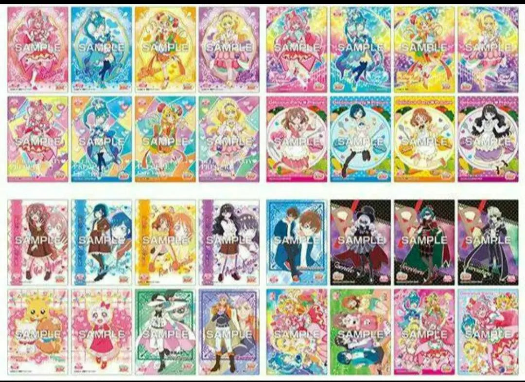 Delicious Party☆PreCure Clear Card Collection Gum 32 Types Comp Set