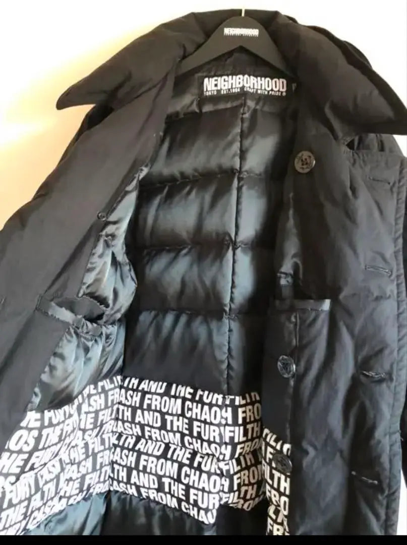 [Good condition] NEIGHBORHOOD D-PEA/CN-COAT Black M